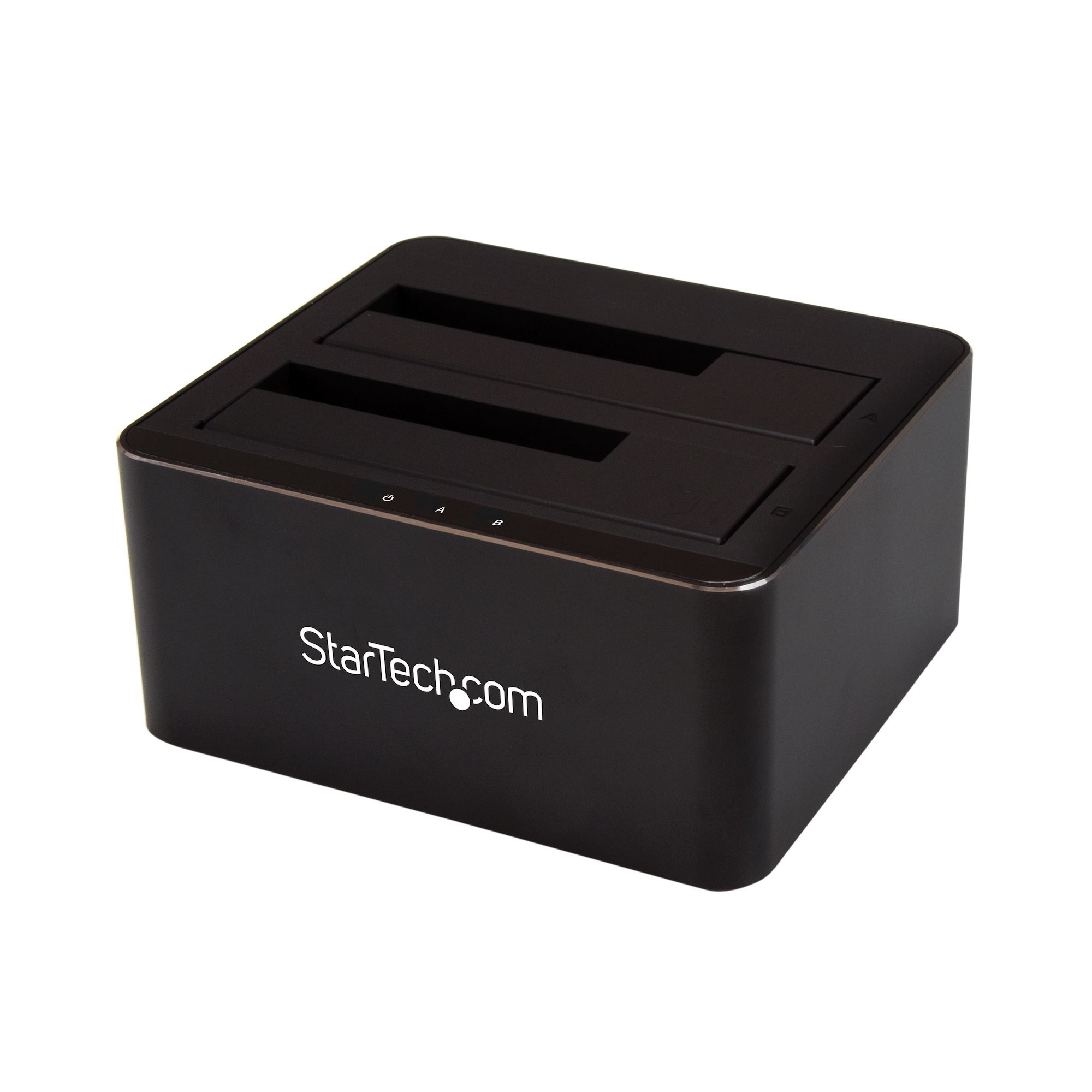 StarTech.com Docking Station USB 3.0 de 2 Bahías SATA de 2.5 o 3.5 Pulgadas para SSD o Disco Duro Base de Conexión para Unidades de Disco