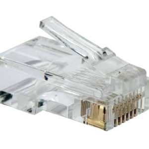 Vorago PLUG-100 conector RJ-45 Transparente