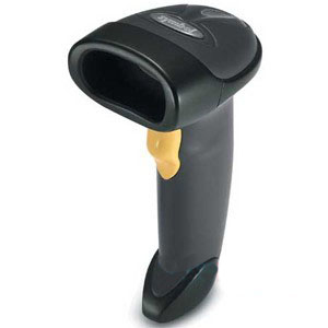 Motorola LS2208 Bar Code Scanner, 7 ft Black 1D Laser Negro