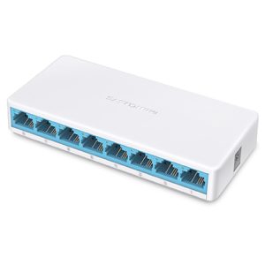 Mercusys MS108 dispositivo de redes No administrado Fast Ethernet (10/100) Blanco