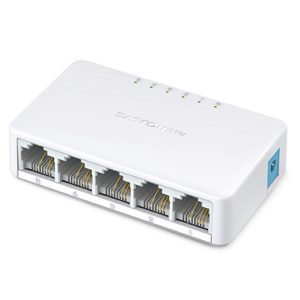 Mercusys MS105 dispositivo de redes No administrado Fast Ethernet (10/100) Blanco