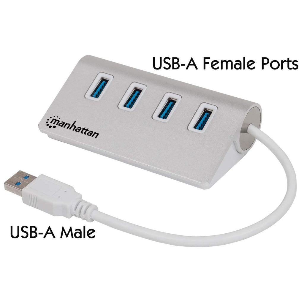Manhattan Hub USB 3.0 SuperSpeed de 4 Puertos