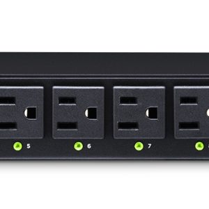 CyberPower PDU41001 unidad de distribución de energía (PDUs) 8 salidas AC 1U Negro