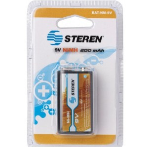 Steren BAT-NM-9V pila de uso doméstico Batería recargable Níquel-metal hidruro (NiMH)