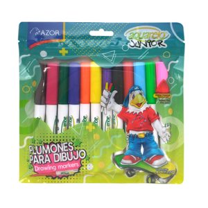 Azor 2912 marcador 12 pieza(s) Multicolor