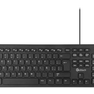 Getttech GGK-ESMWR-01 teclado Oficina USB Negro