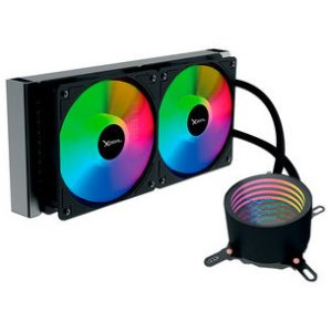 XZEAL XZCO410B sistema de refrigeración de computadora Procesador Kit de enfriamiento líquido 12 cm Negro