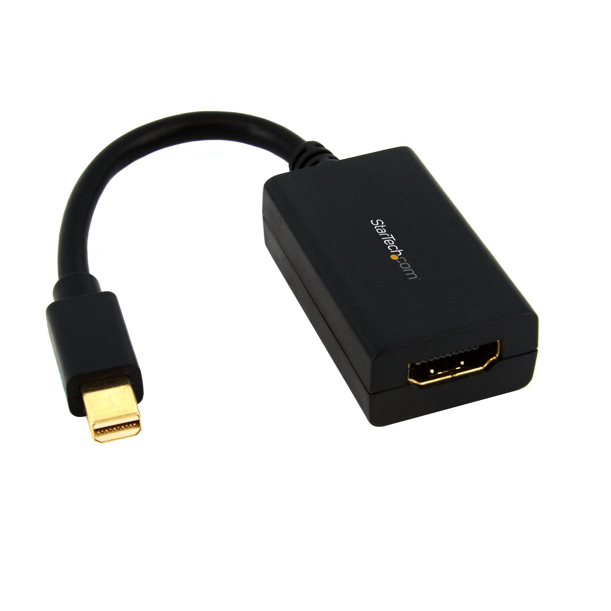 StarTech.com Adaptador Mini DisplayPort a HDMI - 1080p - Monitor/Pantalla/TV Mini DP a HDMI - Dongle Convertidor de Video Pasivo mDP 1.2 a HDMI - La Versión Mejorada es MDP2HDEC