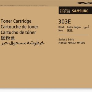 Samsung Cartucho de tóner original HP MLT-D303E de extra alto rendimiento, negro