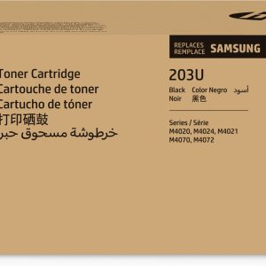 Samsung Cartucho de tóner original HP MLT-D203U de ultra alto rendimiento, negro