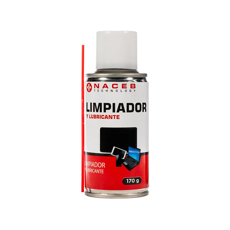 Naceb Technology NA-0815 kit de limpieza para equipos Teléfono móvil/smartphone, Computadora portátil, PC, Impresora, Pantallas / Plásticos, Universal Espray para limpieza de equipos 170 ml