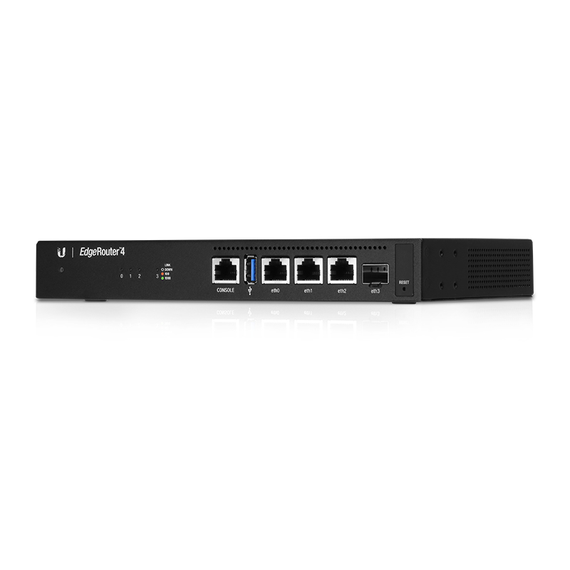 Ubiquiti EdgeRouter 4 enrutador Gigabit Ethernet Negro