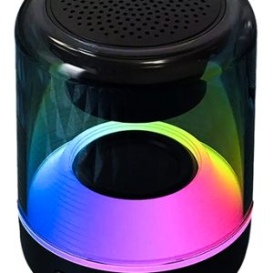 Highlink RAINBOW altavoz portátil y para fiesta Negro, Transparente