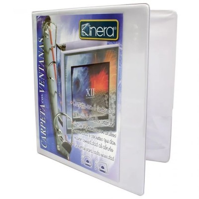 Kinera 9100BL carpeta de cartón Carta Blanco