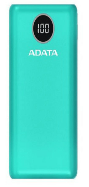 ADATA P20000QCD Polímero de litio 20000 mAh Verde