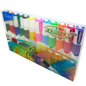 Azor 20012 marcador 12 pieza(s) Multicolor