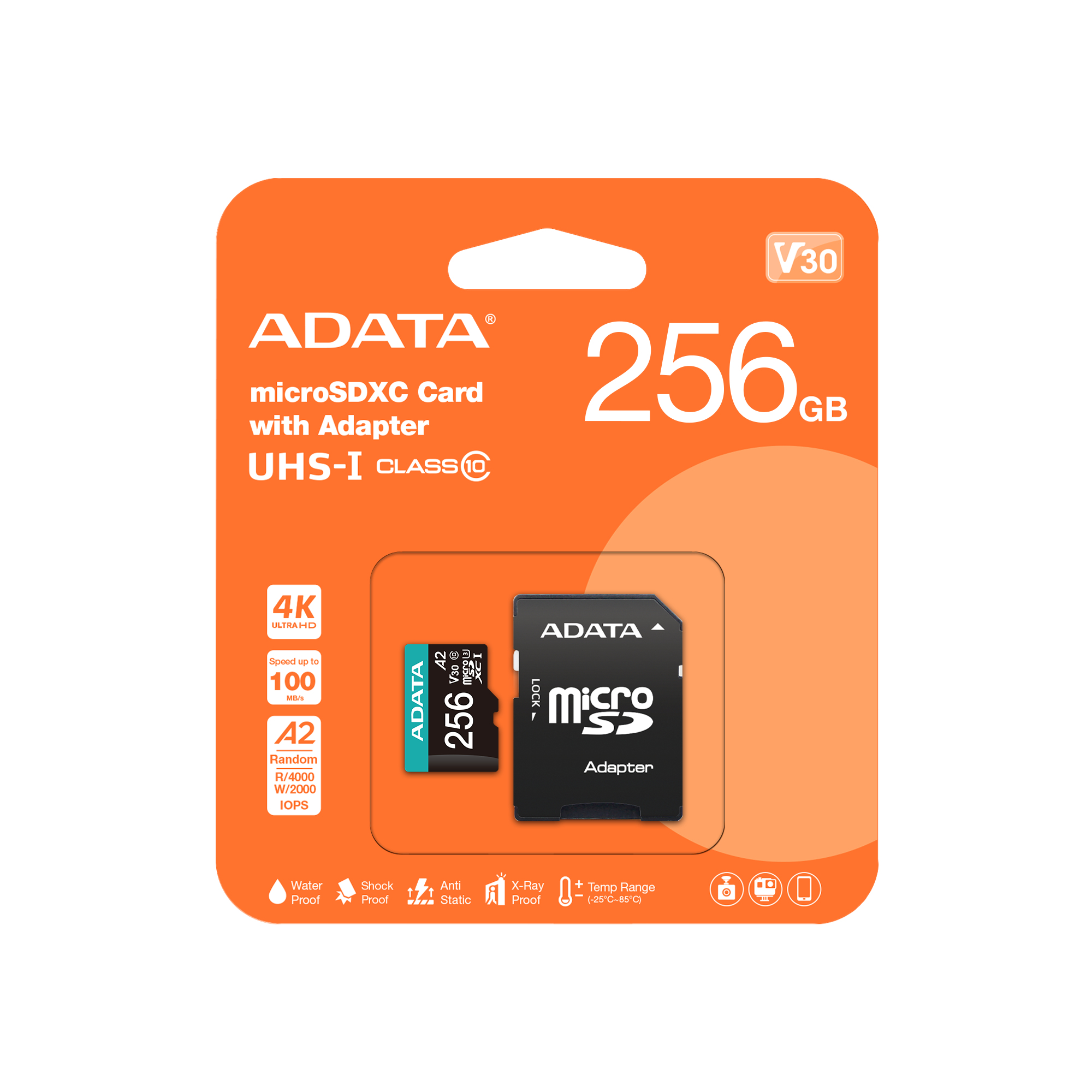 ADATA Premier Pro 256 GB MicroSDXC UHS-I Clase 10