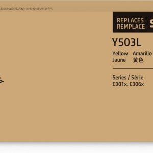 Samsung Cartucho de tóner original HP CLT-Y503L de alto rendimiento, amarillo
