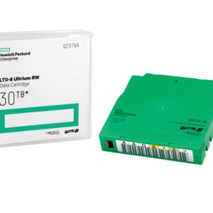 HPE LTO-8 Ultrium 30TB RW Data Cartridge Cinta de datos en blanco 12 TB 1.26 cm