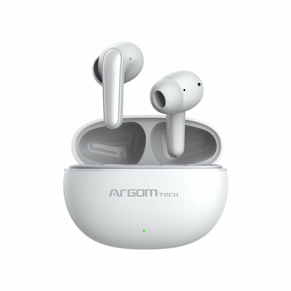 ArgomTech SkeiPods E20 Auriculares True Wireless Stereo (TWS) Intra auditivo Llamadas/Música/Deportes/Diario Bluetooth Blanco