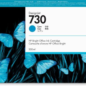 HP Cartucho de tinta DesignJet 730 cian de 300 ml