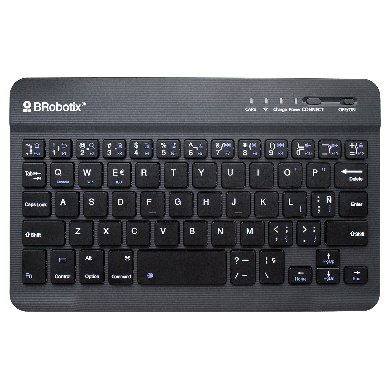 BRobotix 6006436 teclado para dispositivos móviles QWERTY Español Bluetooth Negro