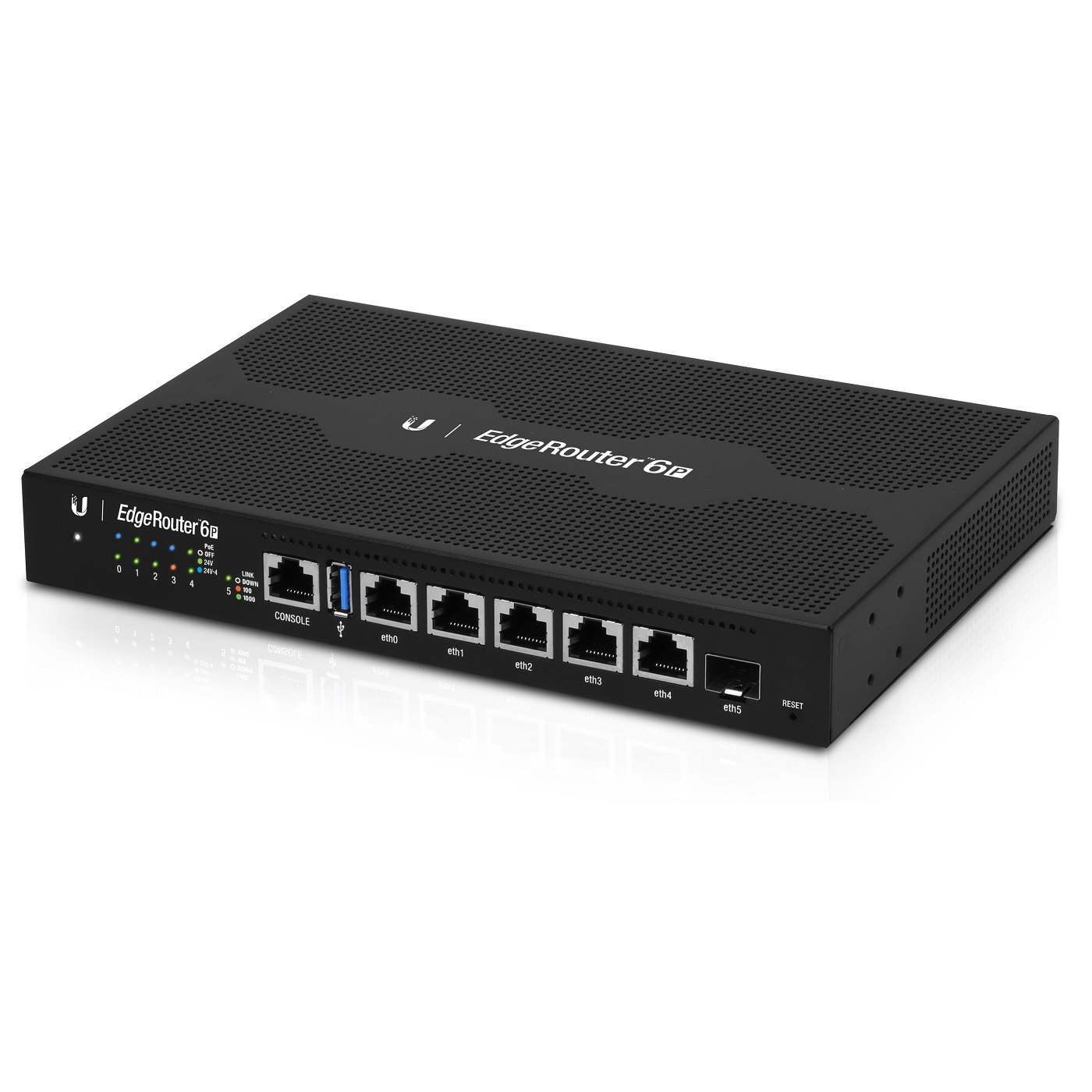 Ubiquiti EdgeRouter 6P enrutador Gigabit Ethernet Negro