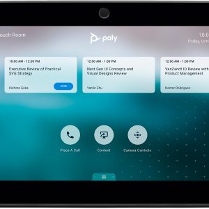 POLY TC10 Black Touch Controller with Poly+ 1 year