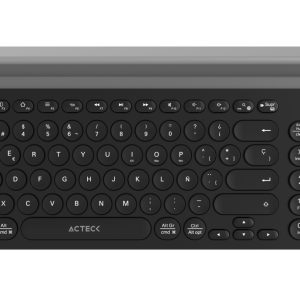 Acteck Inspire Comp TI695 teclado Universal Bluetooth QWERTY Español Negro, Gris