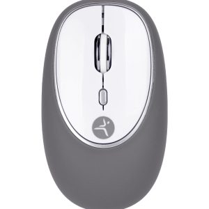 TechZone Jelly-Mate Grey ratón Universal Ambidiestro RF inalámbrico Óptico 1200 DPI