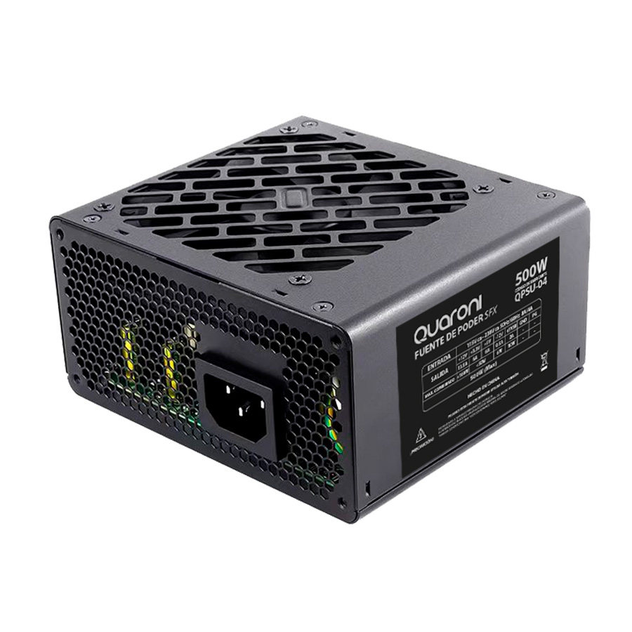 Quaroni QPSU-04 unidad de fuente de alimentación 500 W Negro
