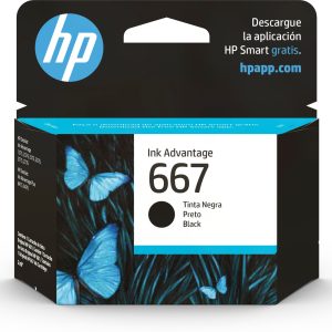 HP Cartucho de tinta Original Ink Advantage 667, negro