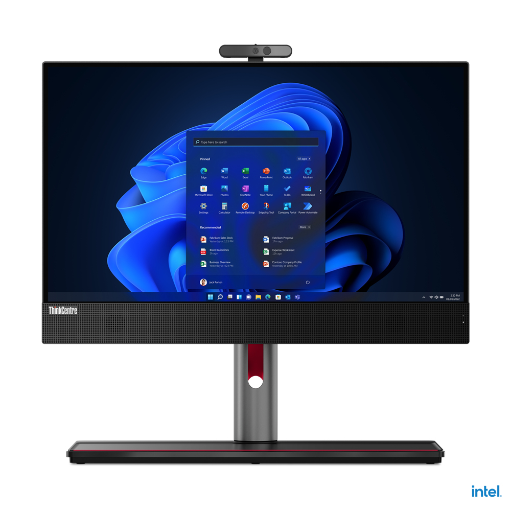 Lenovo ThinkCentre M70a Intel® Core™ i5 i5-12400 54.6 cm (21.5") 1920 x 1080 Pixeles PC todo en uno 16 GB DDR4-SDRAM 512 GB SSD Windows 11 Pro Wi-Fi 6 (802.11ax) Negro