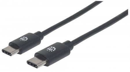 Manhattan 354868 cable USB USB 2.0 0.5 m USB C Negro