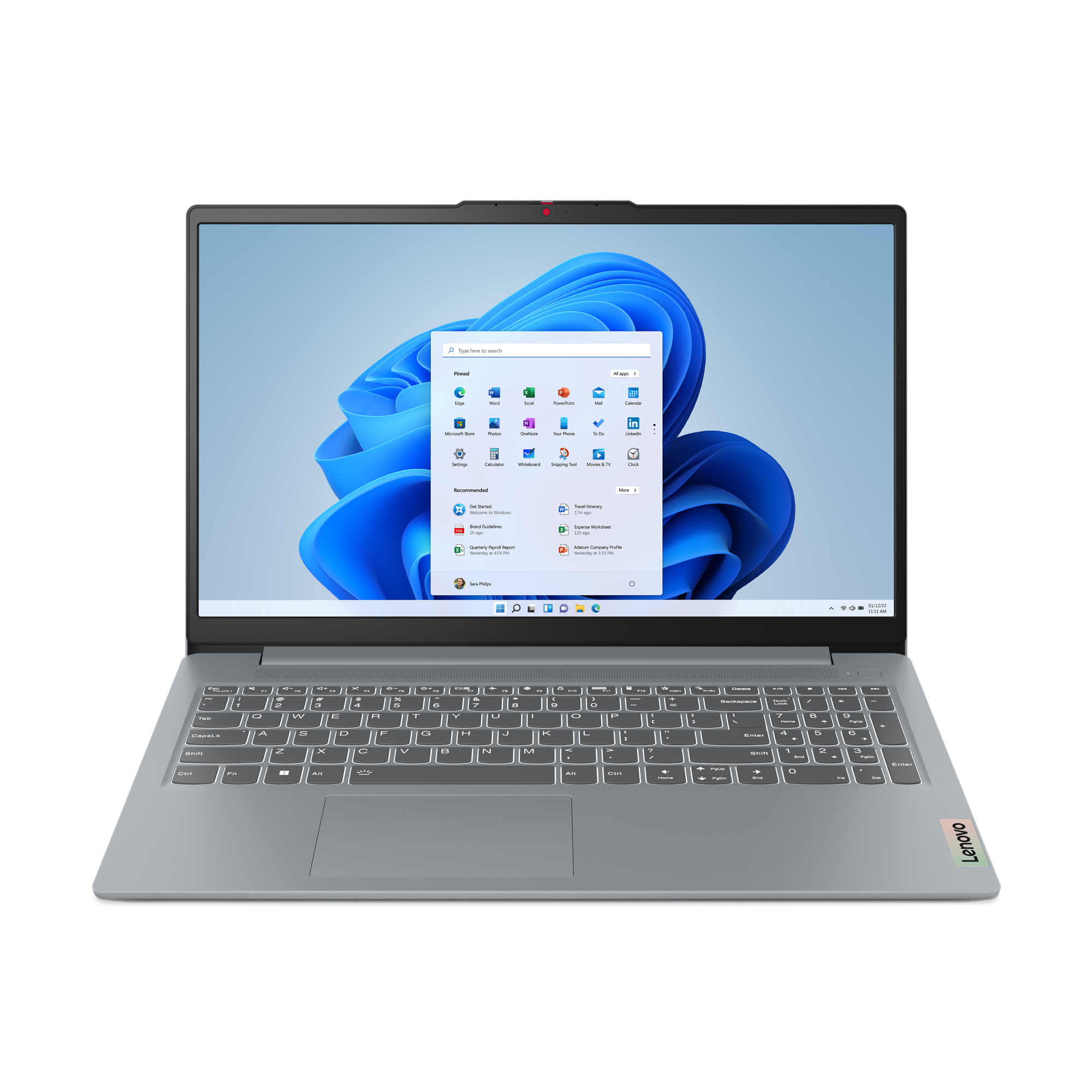Lenovo IdeaPad Slim 3 15IRU8 Intel® Core™ i3 i3-1305U Portátil 39,6 cm (15.6") Pantalla táctil Full HD 8 GB LPDDR5-SDRAM 512 GB SSD Wi-Fi 6 (802.11ax) Windows 11 Home Español Gris