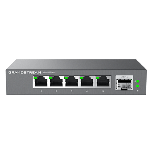 Grandstream Networks GWN7701PA dispositivo de redes No administrado Gigabit Ethernet (10/100/1000) Negro
