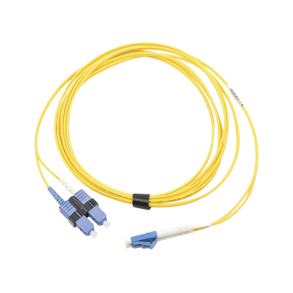 Siemon FJ2-LCUSCUL-03 cable InfiniBand y de fibra óptica 3 m LC SC OFNR Amarillo