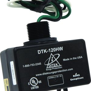 Ditek DTK-120HW supresor de picos Negro 120 V