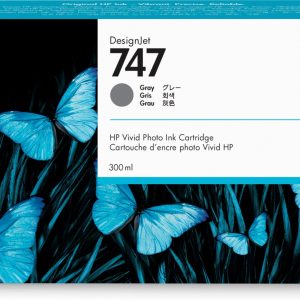 HP Cartucho de tinta gris DesignJet 747 de 300 ml