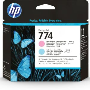 HP Cabezal de impresión DesignJet 774, magenta claro/cian claro