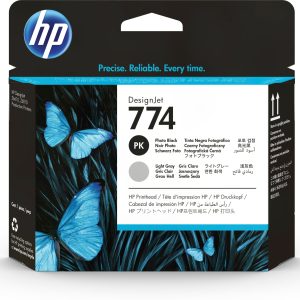 HP Cabezal de impresión negro fotográfico/gris claro DesignJet 774