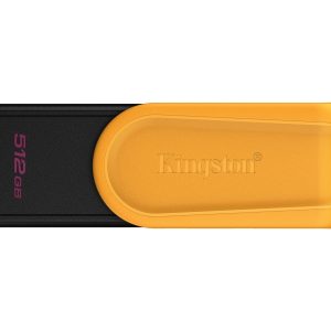 Kingston Technology DataTraveler 512GB Portable USB 3.2 Gen 1 Exodia S (Black/Yellow)