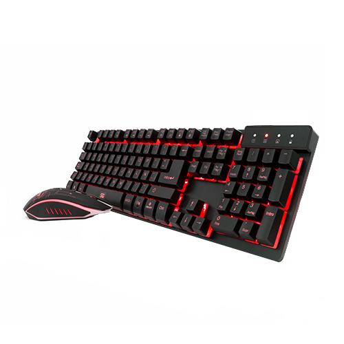 Vorago KM-500 teclado Ratón incluido Universal USB Español Negro