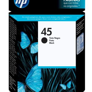 HP Cartucho original de tinta negra 45