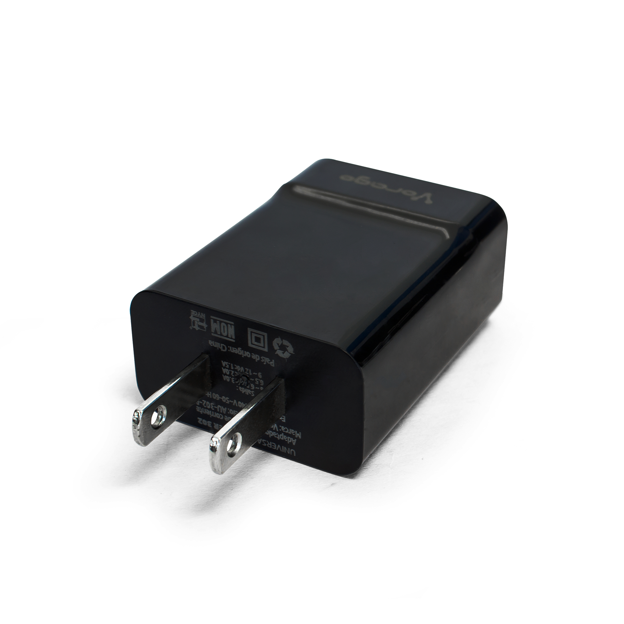 Vorago AU-302-BK adaptador e inversor de corriente Universal Negro