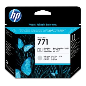HP Cabezal de impresión DesignJet 771 negro fotográfico/gris claro