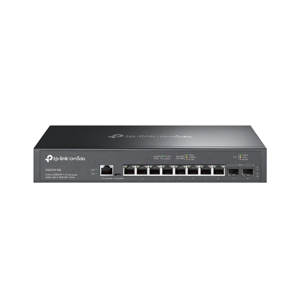 TP-Link Omada SG3210X-M2 dispositivo de redes Gestionado L2+ 2.5G Ethernet (100/1000/2500) 1U Negro