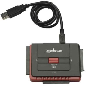 Manhattan Adaptador USB de Alta Velocidad 2.0 a SATA/ IDE