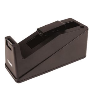 MAE D-30 dispensador de cinta adhesiva ABS Plata, Negro