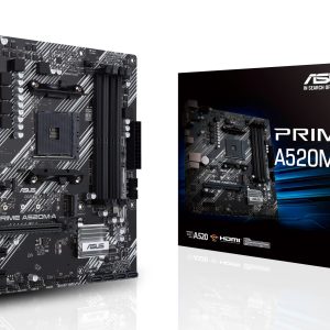 ASUS PRIME A520M-A II/CSM AMD A520 Zócalo AM4 micro ATX